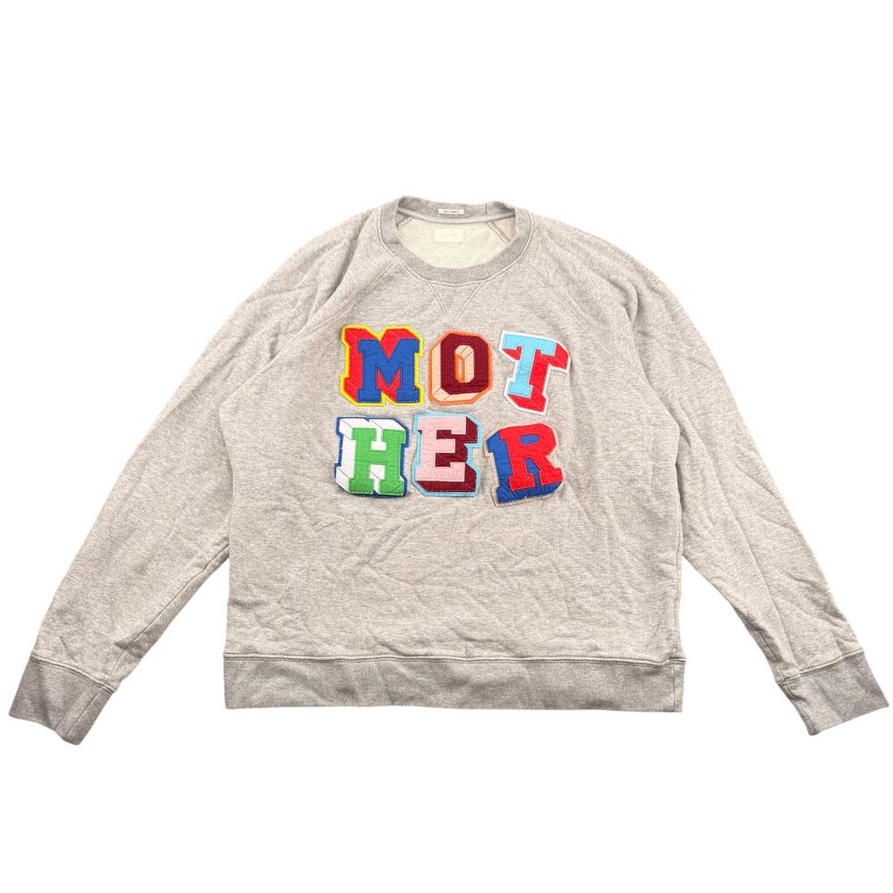 Mother The Champ Sweatshirt in Raise Your Hand Women's XL Pullover